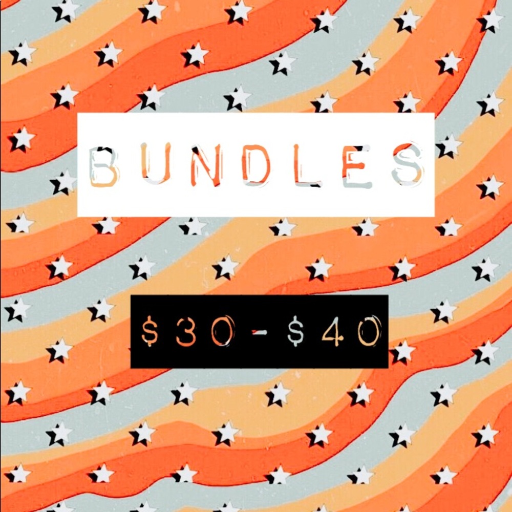 bundles/sets of 3 for as low as $30!!